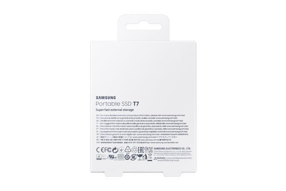 Твердотільний запам&rsquo;ятовувальний пристрій накопичувач (SSD) USB3.1 1TB EXT. T7 SAMSUNG (MU-PC1T0H/WW) [501355]