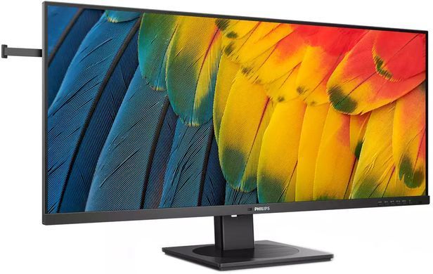 Монітор TFT 40" Philips 40B1U5600, WQHD, IPS, 100 Гц, HDMI, DP, USB-C, USB-hub, HAS, колонки, чорний (40B1U5600/00) [400811]