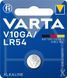 Батарейка Varta лужна V10 GA (LR54) блістер, 1 шт (04274101401) [113363], фото 1