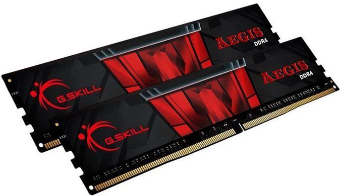 Модуль пам`ятi DDR4 2x16GB/2666 G.Skill Aegis (F4-2666C19D-32GIS) [616129]