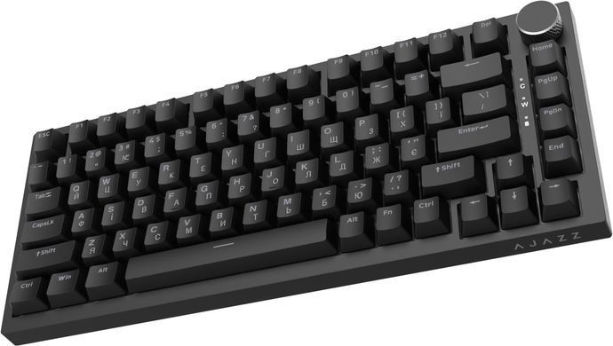 Клавіатура Ajazz AK820 Red Switch Black USB-C (AK820-R-B) [619473]