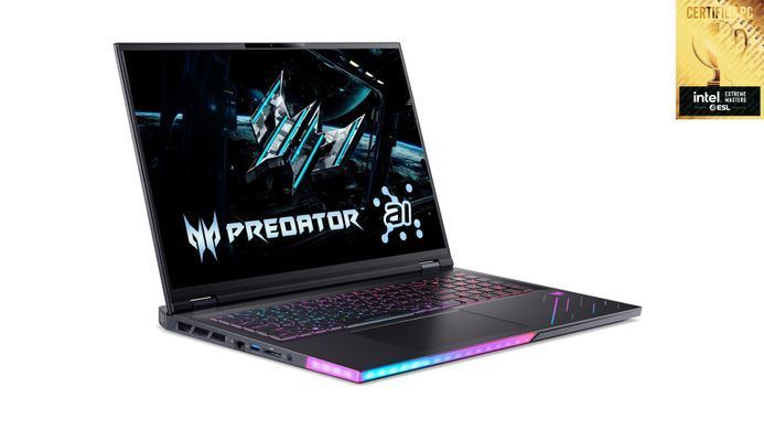Ноутбук Acer Predator Helios 18 PH18-73 18" WQUXGA IPS, Intel U9-275HX, 64GB, F2TB, NVD5090-24, Lin, чорний (NH.QVXEU.003) [110614]