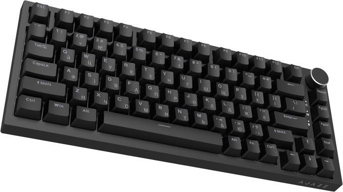 Клавіатура Ajazz AK820 Red Switch Black USB-C (AK820-R-B) [619473]