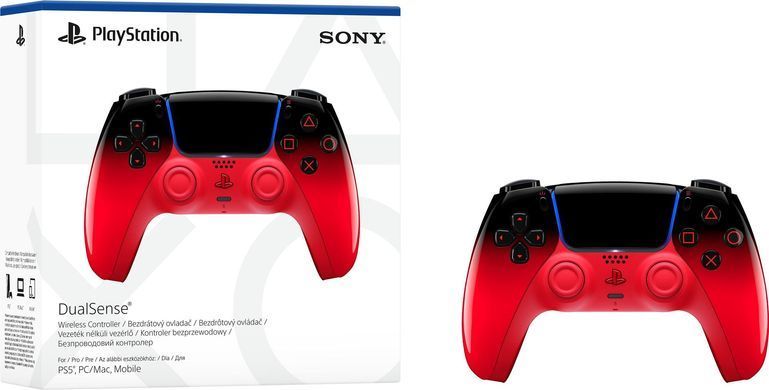 Геймпад бездротовий Sony PlayStation 5 DualSense Techno Red (1000048516) [619685]
