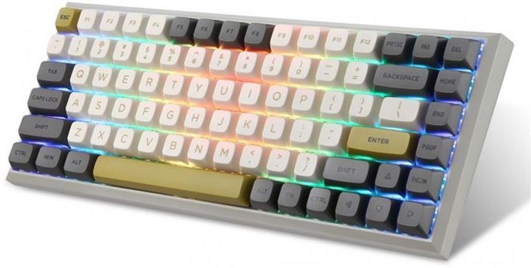 Клавіатура бездротова Motospeed SK84 Outemu Blue Grey (mtsk84mb) [606002]