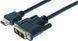 Кабель DIGITUS HDMI > DVI-D (M/M), 2м, чорний (AK-330300-020-S) [108482], фото 1