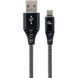 Кабель Cablexpert USB - USB Type-C (M/M), преміум, 1 м, чорний (CC-USB2B-AMCM-1M-BW) [603685], фото 2