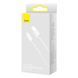 Кабель Baseus Dynamic Series Fast Charging Data Cable USB to iP 2.4A 1m White (CALD000402) [804381], фото 2