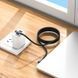 Кабель BOROFONE BU50 elbow magnetic 60W charging data cable Type-C to Type-C 1m Black (6941991111136) [805541], фото 6