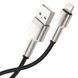 Кабель Baseus Cafule Series Metal Data Cable USB to IP 2.4A 1m Black (CALJK-A01) [802375], фото 6