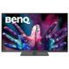 Монітор TFT 31.5" BenQ PD3205U, IPS, 4K UHD, HDMI, DP, 2 х USB-С, USB-hub, HAS, кол, темно- сірий (9H.LKGLA.TBE) [402053], фото 5