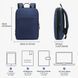 Рюкзак Tigernu T-B9013 15.6" Blue (T-B9013Blue) [800058], фото 2