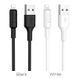 Кабель HOCO X25 USB to iP 2A, 1m, PVC, PVC connectors, Black (6957531080107) [805229], фото 4