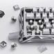 Клавіатура магнітна GravaStar Mercury V60 Pro 60keys, GravaStar Blackcore, USB-A, 8k, RGB, Chrome Silver (GSV60PRO_XTAL_SLV) [114351], фото 6