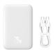 Зовнішній акумулятор Baseus Magnetic Mini Air Wireless Fast Charge Power Bank 6000mAh 20W Stellar White（With Simple Series Charging Cable Type-C to (P10059002223-00) [805545], фото 10