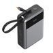 Зовнішній акумулятор ACEFAST M21 PD65W power bank with cable 20000mAh Black (6974316283898) [806550], фото 3