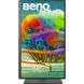 Монітор TFT 31.5" BenQ PD3205U, IPS, 4K UHD, HDMI, DP, 2 х USB-С, USB-hub, HAS, кол, темно- сірий (9H.LKGLA.TBE) [402053], фото 4