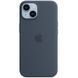 Чохол-накладка Apple Silicone Case with MagSafe для Apple iPhone 14 Storm Blue (MPRV3) [601893], фото 1
