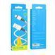 Кабель BOROFONE BX83 iP Famous silicone charging data cable White (6974443386363) [802322], фото 2
