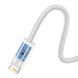 Кабель Baseus Dynamic Series Fast Charging Data Cable USB to iP 2.4A 1m White (CALD000402) [804381], фото 5