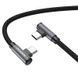 Кабель BOROFONE BU50 elbow magnetic 60W charging data cable Type-C to Type-C 1m Black (6941991111136) [805541], фото 3