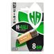 Флеш-накопичувач USB 8GB Hi-Rali Stark Series Gold (HI-8GBSTGD) [607286], фото 2
