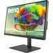 Монітор TFT 31.5" BenQ PD3205U, IPS, 4K UHD, HDMI, DP, 2 х USB-С, USB-hub, HAS, кол, темно- сірий (9H.LKGLA.TBE) [402053], фото 3
