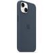 Чохол-накладка Apple Silicone Case with MagSafe для Apple iPhone 14 Storm Blue (MPRV3) [601893], фото 3