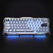 Клавіатура магнітна GravaStar Mercury V60 Pro 60keys, GravaStar Blackcore, USB-A, 8k, RGB, Chrome Silver (GSV60PRO_XTAL_SLV) [114351], фото 4