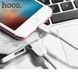 Кабель HOCO X13 USB to iP 2.4A, 1m, PVC, PVC connectors, White (6957531061151) [802354], фото 3