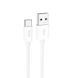 Кабель HOCO X87 Magic silicone charging data cable for Type-C White (6931474783240) [804344], фото 1