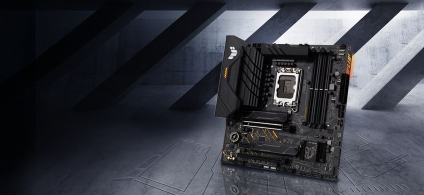 Материнcька плата ASUS TUF GAMING B660M-PLUS WIFI s1700 B660 4xDDR5 M.2 HDMI DP Wi-Fi BT mATX (90MB1AZ0-M1EAY0) [109093]