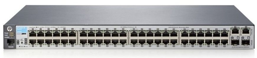 HPE Комутатор Aruba 2530-48 48x10/100+2xGE-T+2xGE-SFP, L2, LT Warrant (J9781A)