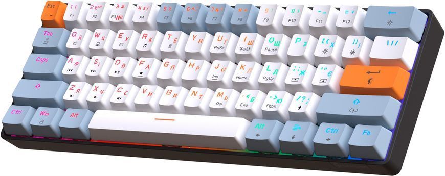 Клавіатура GamePro Red Swich Hot-Swap RGB Black (MK130R) [606069]