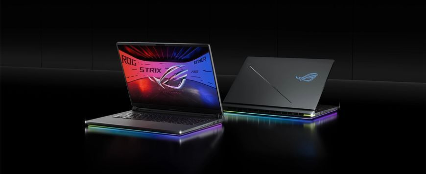 Ноутбук ASUS ROG Strix G16 G615LW-S5131W 16" FHD+ IPS, Intel Ultra 9 275HX, 64GB, F1TB, NVD5080-16, Win11, Сірий (90NR0LG1-M00670) [111174]