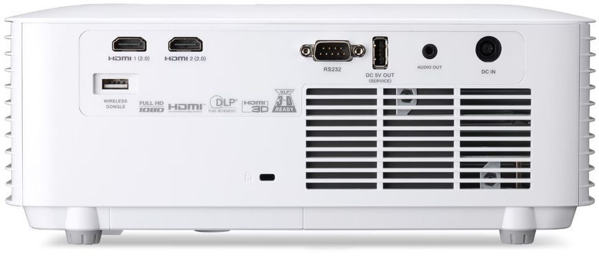 Проєктор Acer Vero XL2521i FHD, 4000 lm, LASER, 1.48-1.62, WiFi (MR.P0R11.001) [114927]