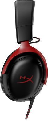 Гарнітура ігрова HyperX Cloud III, mini-jack/USB-A/USB-C, 1.2м/1.3м, чорно-червоний (727A9AA) [107328]