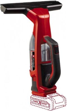 Einhell Очищувач вікон акумуляторний BRILLIANTO, 18В, 280мм, 0.1л, з розпилювачем, 0.74кг, без АКБ і ЗП (3437100)