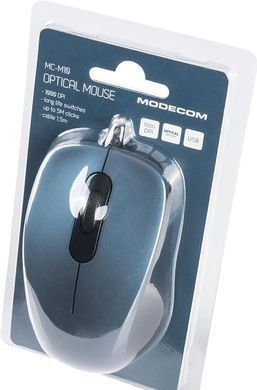 Мишка Modecom MC-M10S, 3кн., 1000dpi, Silent, синя (M-MC-M10S-400) [401166]