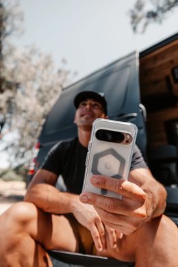Чохол UAG для Google Pixel 9 Pro, Plyo Pro Magnetic, Ice/Silver (614458114333) [108267]