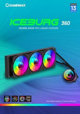 Кулер для процесора GAMEMAX (IceBurg 360 Infinity WH) [304254]