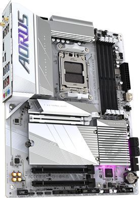 Материнська плата GIGABYTE B650E A ELITE X ICE sAM5 B650 4xDDR5 M.2 HDMI DP Wi-Fi BT mATX білий (B650E_A_ELITE_X_ICE) [111839]