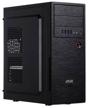 Корпус 2E Alfa E1802 без БЖ 4xUSB3.0, VGA 320мм, ATX, чорний (2E-E1802) [112506]