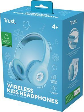 Навушники On-ear Trust Nouna Kids, Wireless, Mic, Синій (25275_TRUST) [107485]
