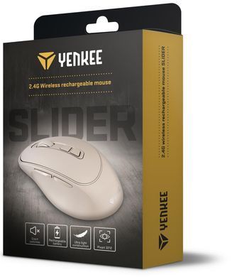 Миша комп'ютерна Yenkee YMS 2080BG WL rechargable mouse SLIDER (45019321) [202947]
