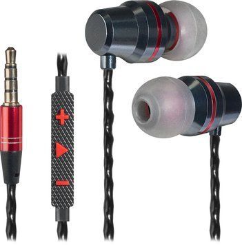 Гарнітура для смартфонів Defender Tanto чорно-сіра, кабель 1,2 м (64451) [401805]