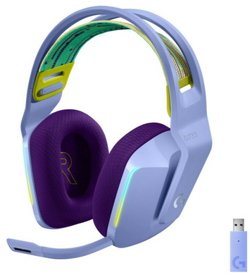 Гарнітура Logitech G733 Lightspeed Wireless RGB, LILAC (L981-000890) [203105]