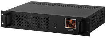 Джерело безперебійного живлення 2E RE650, 650VA/360W, RM 2U, LCD, USB, 2xSchuko (2E-RE650) [102983]