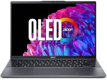 Ноутбук Acer Swift Go 14 SFG14-63 14" 2.8K OLED, AMD R5-8645HS, 16GB, F512GB, UMA, Win11, сірий (NX.KTSEU.002) [100524]