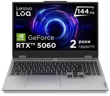 Ноутбук Lenovo LOQ 15IRX10 Luna Grey (83JE01DSRA) [204395]